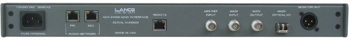 ADX-2400M Rear