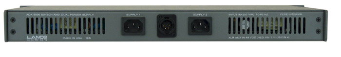 ADX-8000 Rear Panel